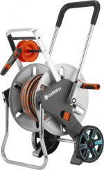 GARDENA CleverRoll M Easy metalen slanghaspel, 25 m flexibele slang