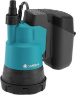 GARDENA Dompelpomp 2000/2 18V P4A voor schoon water, accu en oplader GARDENA Dompelpomp 2000/2 18V P4A voor schoon water, accu en oplader