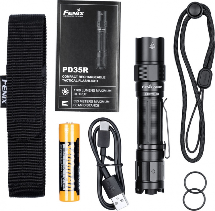 Fenix PD35R zaklamp, 1700 lm