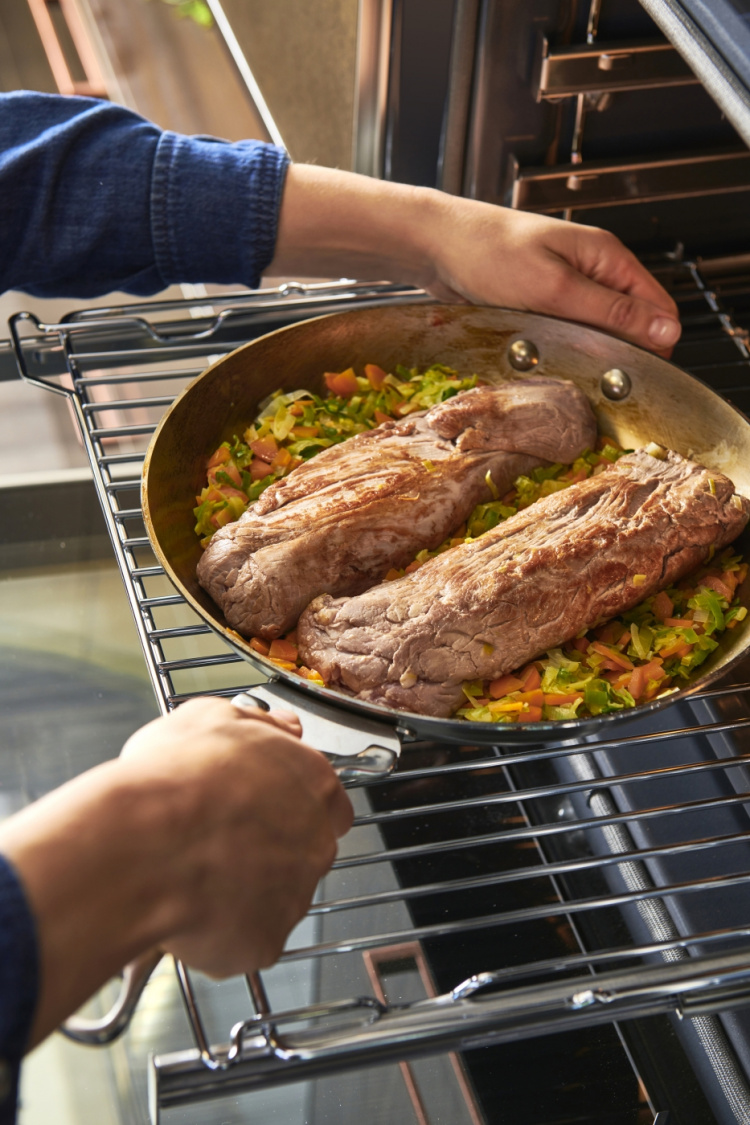 De Buyer Mineral B LOQY koekenpan, 24 cm, koolstofstaal