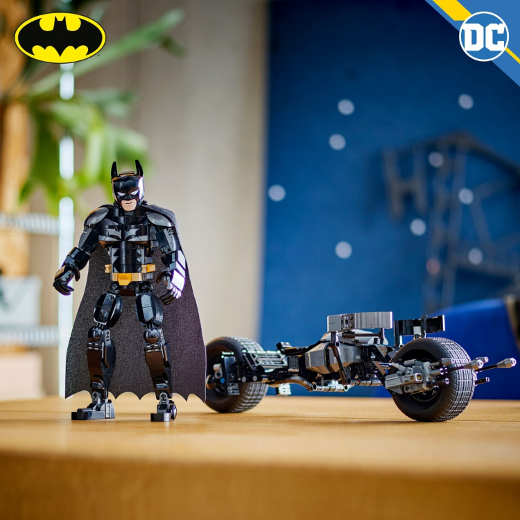LEGO Super Heroes DC 76273 - Bouwbaar Batman™ figuur en Batpod wiel