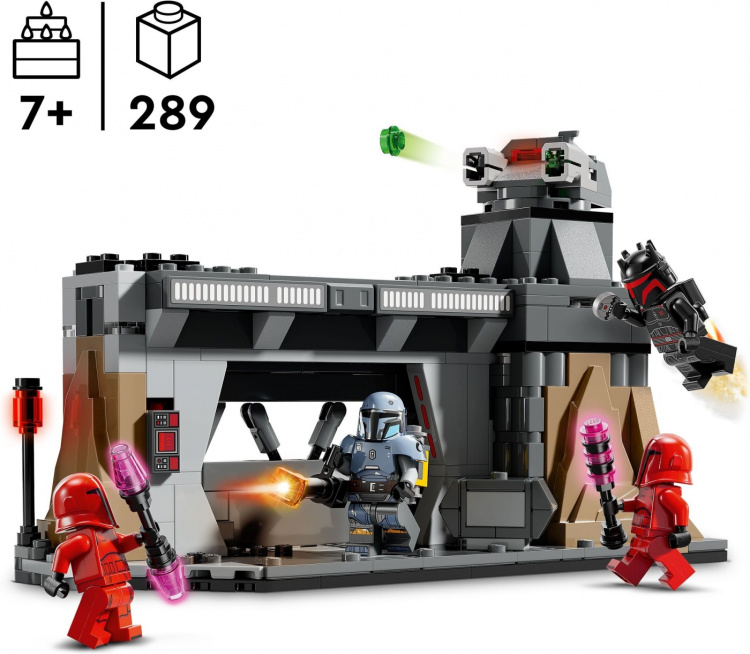 LEGO Star Wars 75386 - Paz Vizsla™ en Moff Gideon™ in gevecht