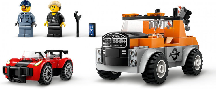 LEGO City Grote Voertuigen 60435 - Takelwagen en sportwagengarage LEGO City Grote Voertuigen 60435 - Takelwagen en sportwagengarage