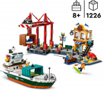 LEGO My City 60422 - Zeehaven en vrachtschip