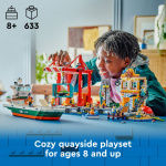 LEGO My City 60422 - Zeehaven en vrachtschip