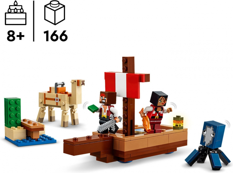 LEGO Minecraft 21259 - Reis van het piratenschip