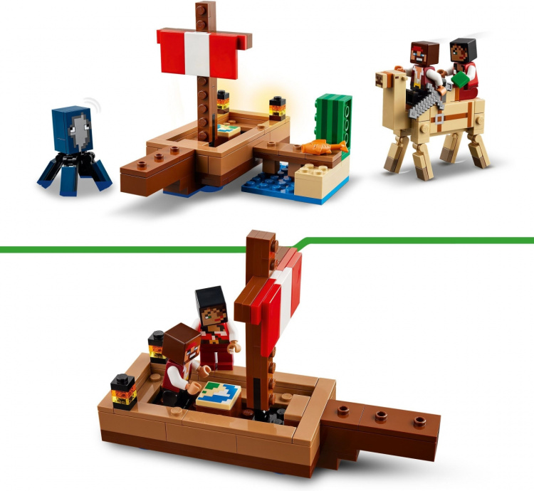 LEGO Minecraft 21259 - Reis van het piratenschip