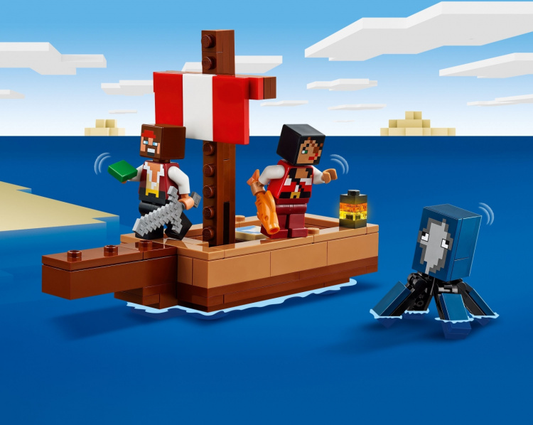 LEGO Minecraft 21259 - Reis van het piratenschip