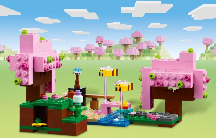 LEGO Minecraft 21260 - Bloeiende kersenboomgaard
