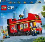 LEGO City Grote Voertuigen 60407 - Rode dubbeldekker toeristenbus