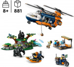 LEGO City Verkenning 60437 - Jungle Verkenner helikopter in kamp