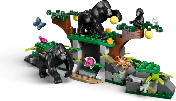 LEGO City Verkenning 60437 - Jungle Verkenner helikopter in kamp