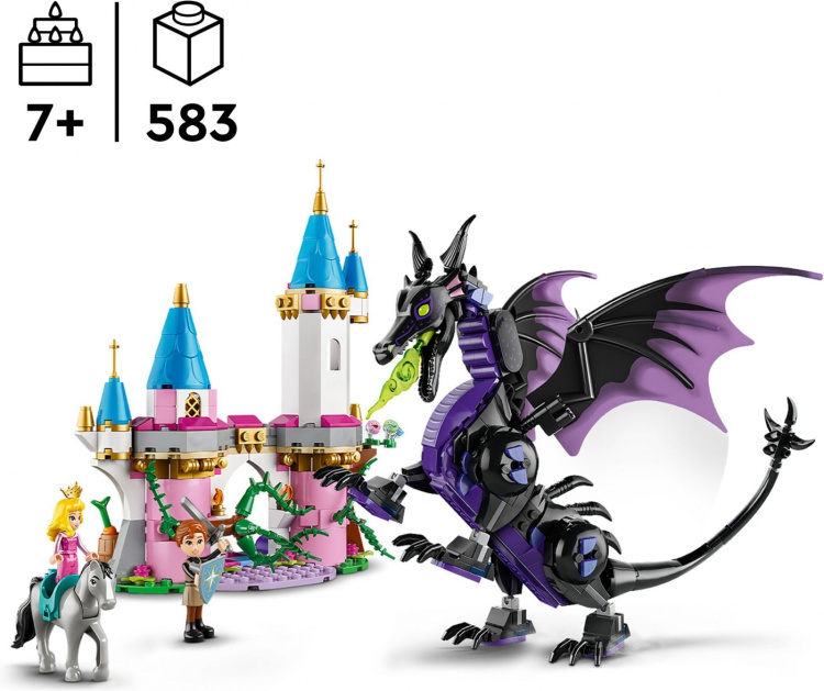 LEGO Disney Prinses 43240 - Duivel als draak