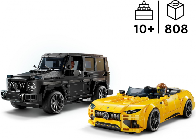 LEGO Speed Champions 76924 - Mercedes-AMG G 63 en Mercedes-AMG SL 63