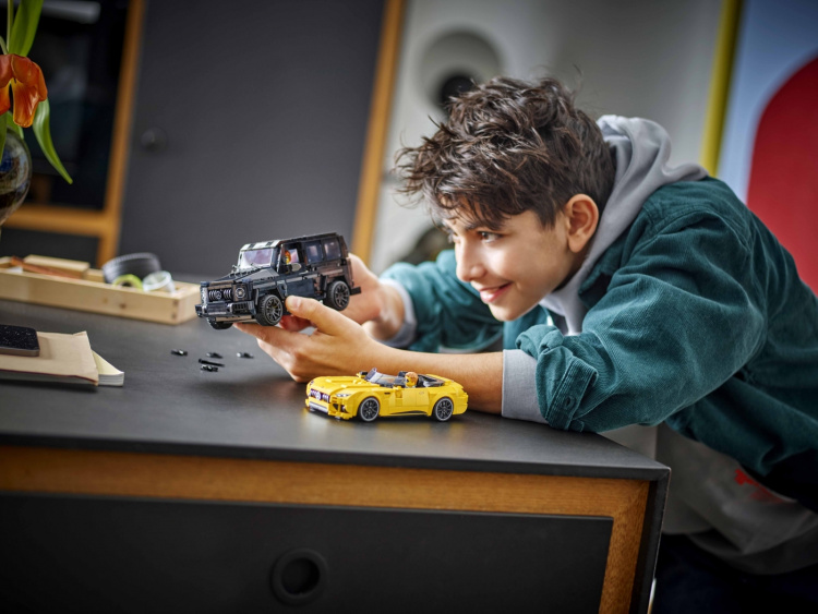 LEGO Speed Champions 76924 - Mercedes-AMG G 63 en Mercedes-AMG SL 63