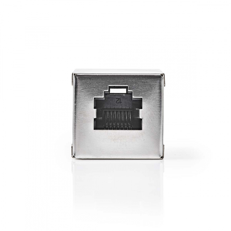 Nedis Netwerkkoppeling | CAT5e / CAT6 | Afgeschermd | RJ45 Female | RJ45 Female | Recht | Metaal | Doos