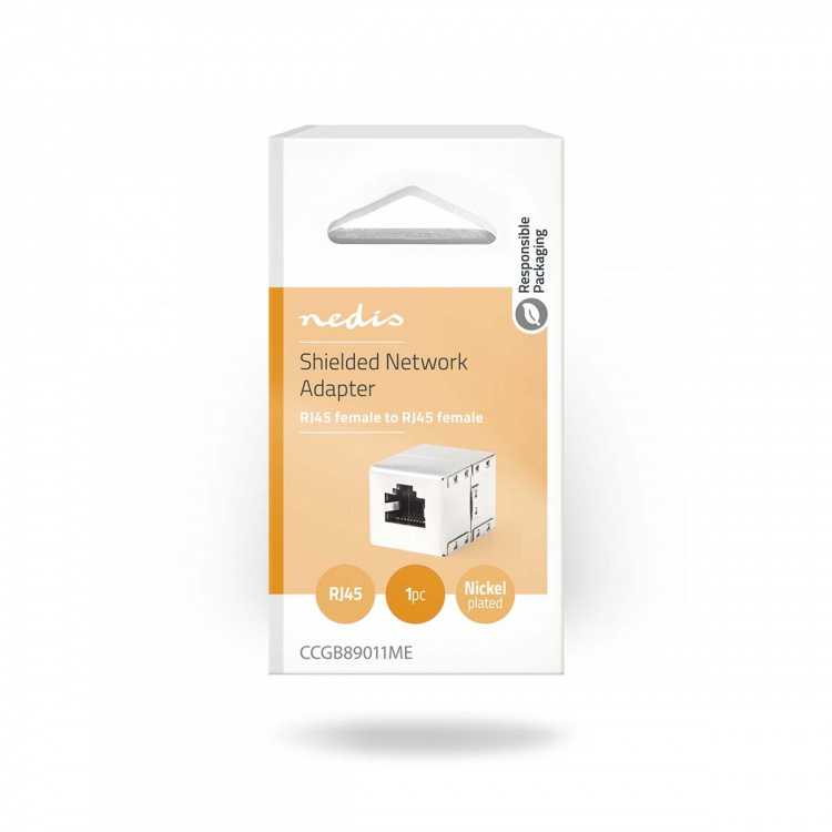 Nedis Netwerkkoppeling | CAT5e / CAT6 | Afgeschermd | RJ45 Female | RJ45 Female | Recht | Metaal | Doos