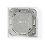 Nedis Netwerk Wanddoos | Verzonken montage | 2 poort(en) | CAT7 | Recht | Female | Goud Verguld | PVC | Ivoor | Doos Nedis Netwerk Wanddoos | Verzonken montage | 2 poort(en) | CAT7 | Recht | Female | Goud Verguld | PVC | Ivoor | Doos