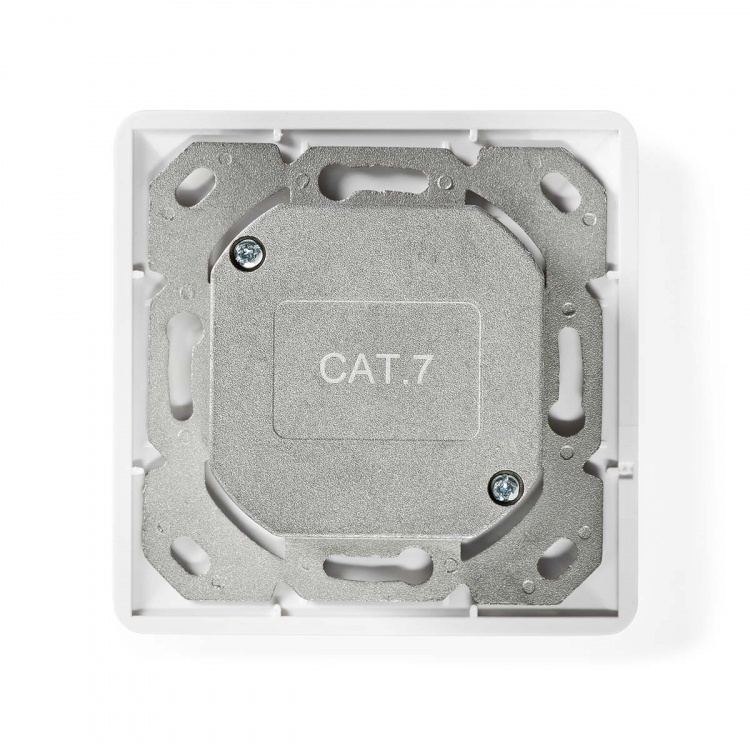 Nedis Netwerk Wanddoos | Verzonken montage | 2 poort(en) | CAT7 | Recht | Female | Goud Verguld | PVC | Ivoor | Doos Nedis Netwerk Wanddoos | Verzonken montage | 2 poort(en) | CAT7 | Recht | Female | Goud Verguld | PVC | Ivoor | Doos