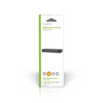 Nedis Netwerk-Switch | Bekabelde snelheid: Gigabit | Aantal ethernetpoorten: 8