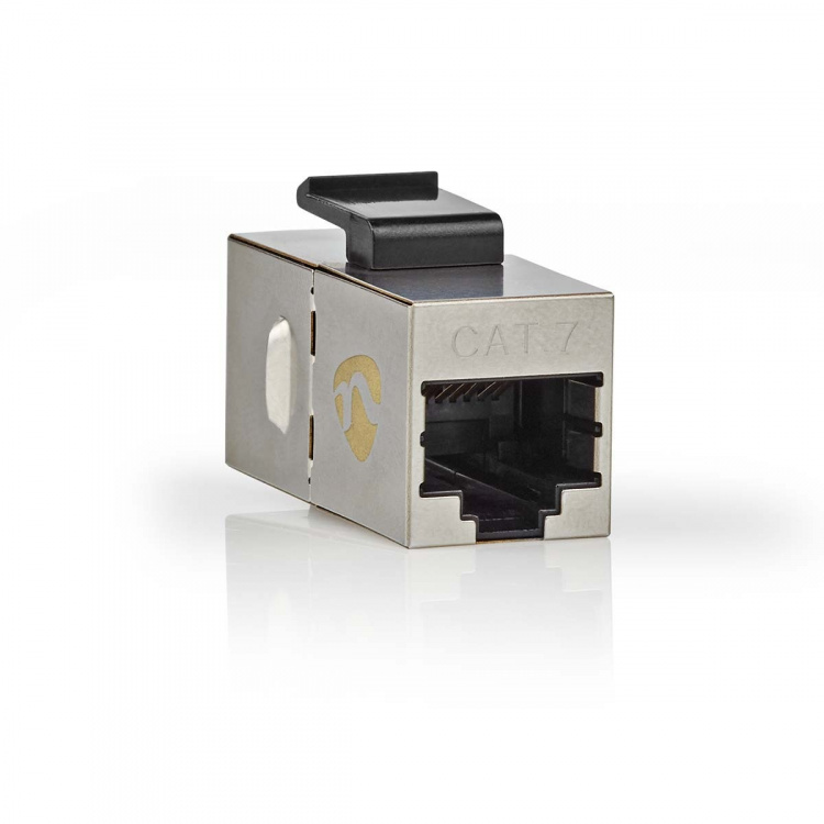 Nedis Netwerkkoppeling | CAT6a / CAT7 | Afgeschermd | RJ45 Female | RJ45 Female | Recht | Metaal | Doos Nedis Netwerkkoppeling | CAT6a / CAT7 | Afgeschermd | RJ45 Female | RJ45 Female | Recht | Metaal | Doos