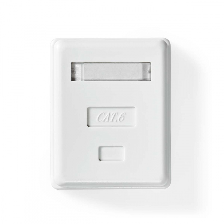 Nedis Netwerk Wanddoos | Opbouwmontage | 1 poort(en) | UTP CAT6 | Recht | Female | Goud Verguld | ABS | Wit | Doos Nedis Netwerk Wanddoos | Opbouwmontage | 1 poort(en) | UTP CAT6 | Recht | Female | Goud Verguld | ABS | Wit | Doos