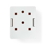 Nedis Netwerk Wanddoos | Opbouwmontage | 1 poort(en) | UTP CAT6 | Recht | Female | Goud Verguld | ABS | Wit | Doos Nedis Netwerk Wanddoos | Opbouwmontage | 1 poort(en) | UTP CAT6 | Recht | Female | Goud Verguld | ABS | Wit | Doos