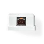 Nedis Netwerk Wanddoos | Opbouwmontage | 1 poort(en) | UTP CAT6 | Recht | Female | Goud Verguld | ABS | Wit | Doos Nedis Netwerk Wanddoos | Opbouwmontage | 1 poort(en) | UTP CAT6 | Recht | Female | Goud Verguld | ABS | Wit | Doos