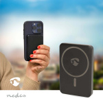 Nedis Powerbank | 5000 mAh | Draadloos opladen | 1.67 / 2.22 / 3.0 A | Outputs: 1 | Output: 1x USB-C™ | Inputs: 1x USB-C™ | PD3.0 20W | Lithium-Polymeer Nedis Powerbank | 5000 mAh | Draadloos opladen | 1.67 / 2.22 / 3.0 A | Outputs: 1 | Output: 1x USB-C™ | Inputs: 1x USB-C™ | PD3.0 20W | Lithium-Polymeer