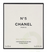 Chanel No 5 Giftset 60 ml 2x Edt Spray Refill 20Ml/1x Edt Spray 20Ml- Twist and Spray - Purse Spray