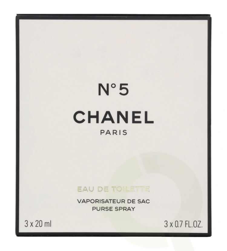 Chanel No 5 Giftset 60 ml 2x Edt Spray Refill 20Ml/1x Edt Spray 20Ml- Twist and Spray - Purse Spray