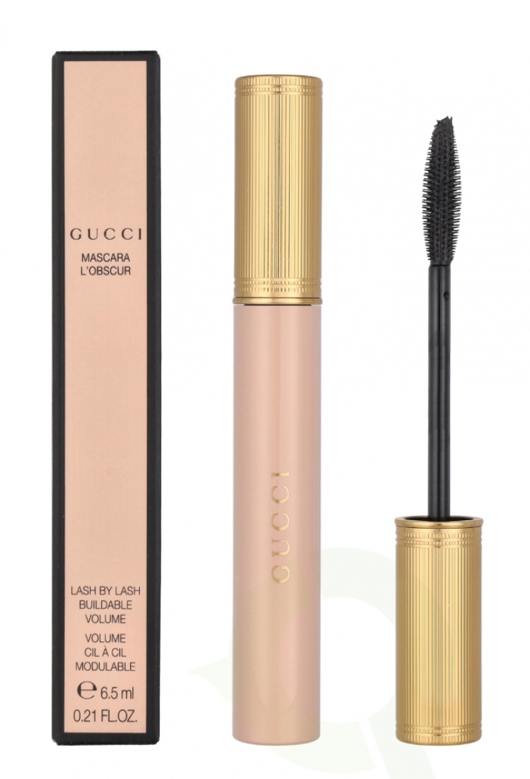 Gucci L\'Obscur Lash By Lash Buildable Volume Mascara 6.5 ml #01 Eve Black
