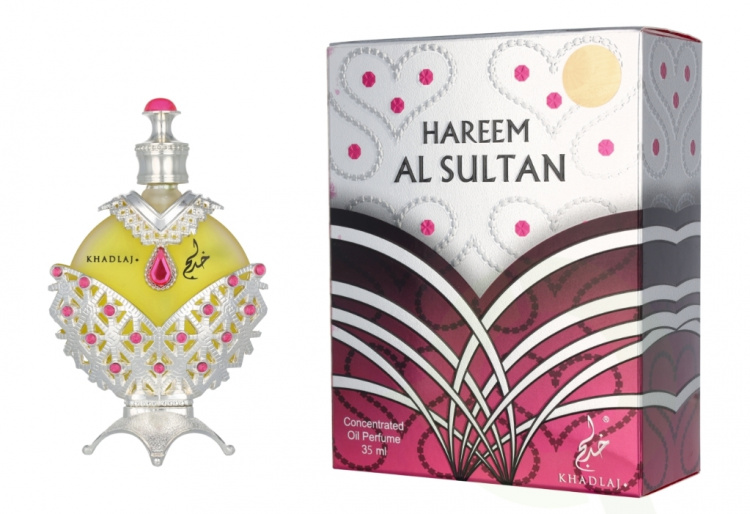 Khadlaj Women\'s Hareem Sultan Silver Attar Oil Perfume 35 ml