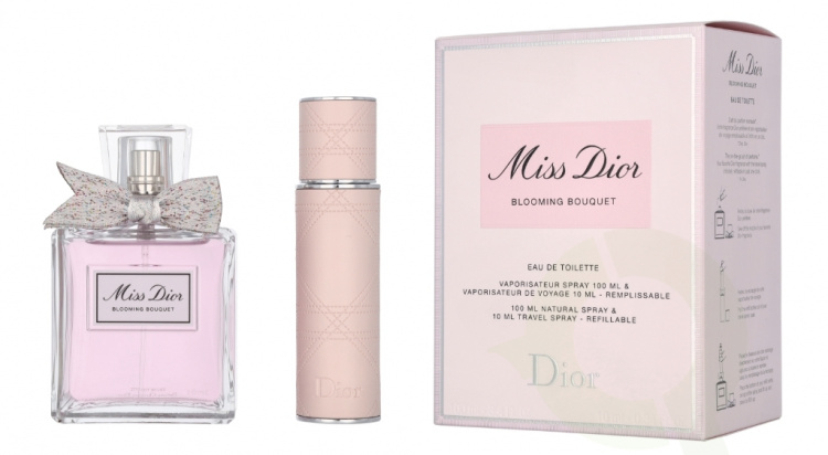 Dior Miss Dior Blooming Bouquet Giftset 110 ml Edt Spray 100ml/ Edt Spray 10ml Refillable