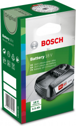 Bosch 18 V Li-ion-accu, 2,5 Ah Bosch 18 V Li-ion-accu, 2,5 Ah