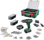 Bosch UniversalDrill 18V + SystemBox 241 accuschroefboormachine + accessoireset