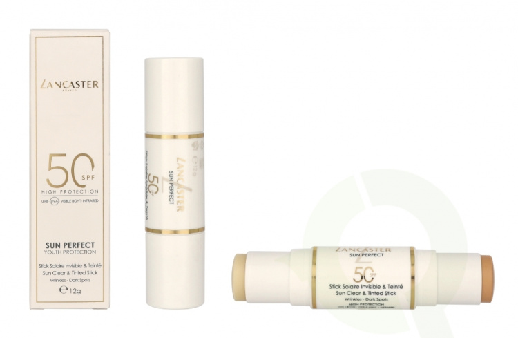 Lancaster Sun Perfect Sun Clear & Tinted Duo Stick SPF50 12 g