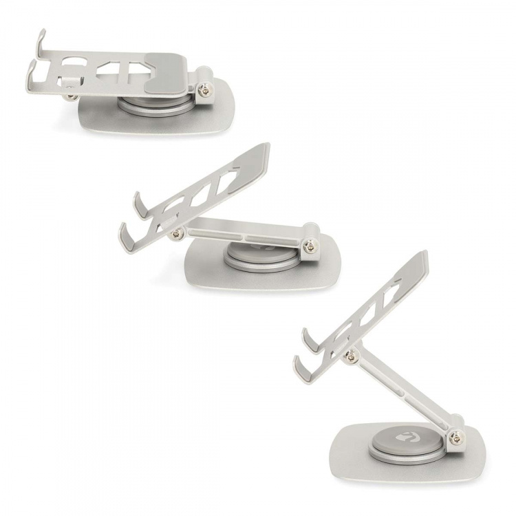 Nedis Smartphonestandaard | Universeel | Draai- en Kantelbaar | Zilver