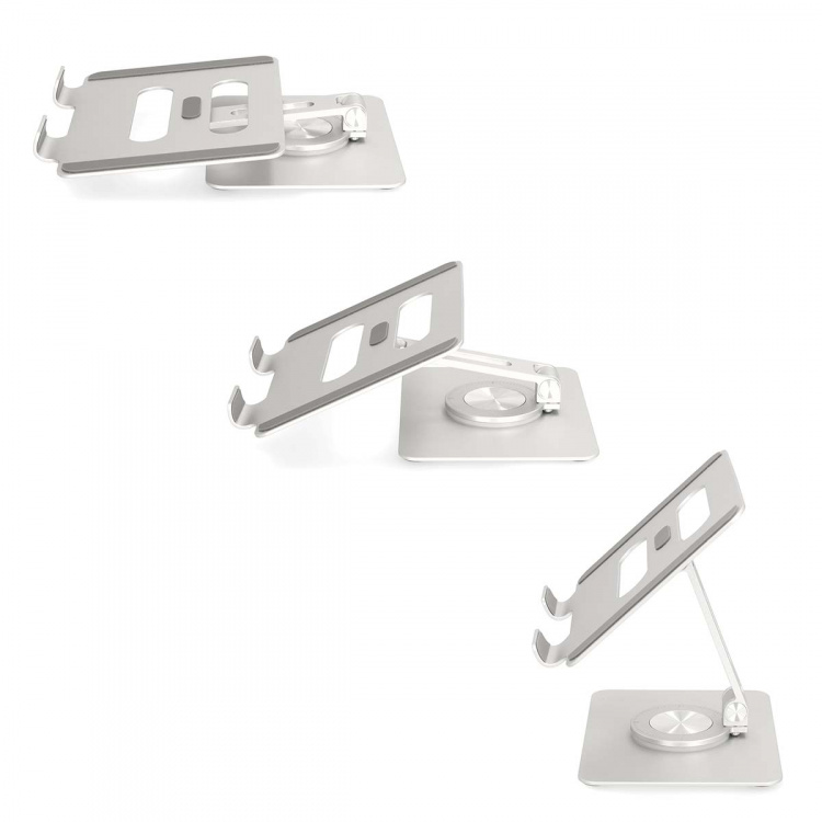 Nedis Tablet Standaard | Standaard | Draai- en Kantelbaar | Zilver