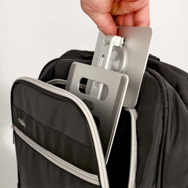 Nedis Tablet Standaard | Standaard | Draai- en Kantelbaar | Zilver