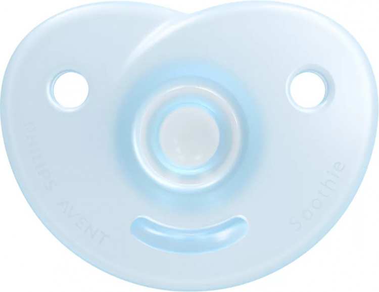 Philips Avent SCF099/21 Soothie-spenen, 0 - 6 maanden, 2 stuks, blauw