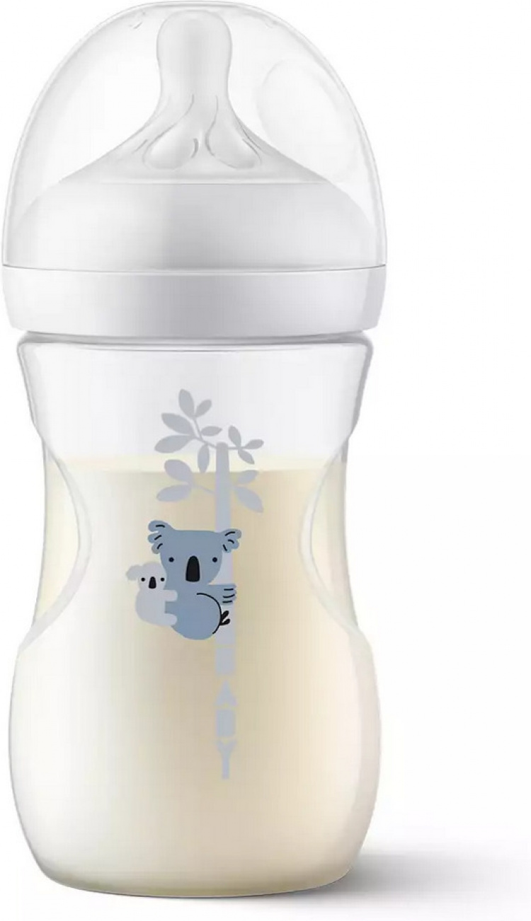 Philips Avent SCY903/67 Natural Response zuigfles, 260 ml, koala Philips Avent SCY903/67 Natural Response zuigfles, 260 ml, koala