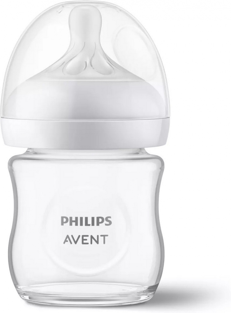 Philips Avent SCY930/01 Natural Response glazen babyfles, 120 ml