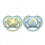 Philips Avent SCF085/58 Ultra Air spenen 0-6 maanden, 2 stuks, zon