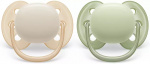 Philips Avent SCF091/05 Ultra Soft-spenen, 0-6 maanden, 2 stuks, neutraal