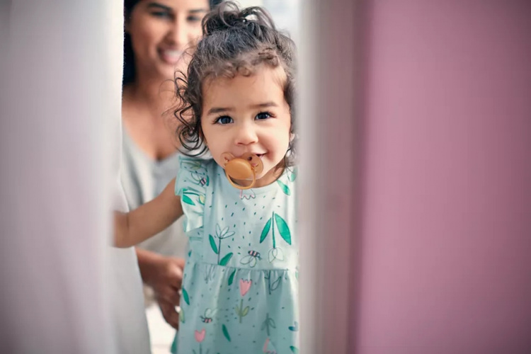 Philips Avent SCF091/33 Ultra Soft-spenen, 6-18 maanden, 2 stuks, roodachtig