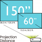 BenQ LH650 DLP-laserprojector BenQ LH650 DLP-laserprojector