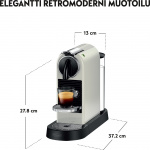 DeLonghi Nespresso Citiz capsule koffiemachine, wit