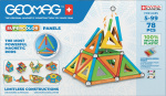 Geomag Super Kleurrijke Magnetische Bouwset, 78 stuks