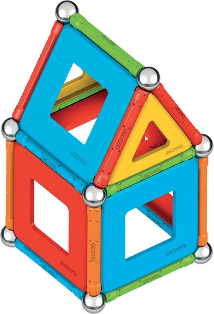 Geomag Super Kleurrijke Magnetische Bouwset, 78 stuks